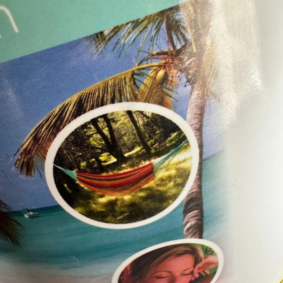 NWT Tree Anchored Lounge Hammock Canvas Stripe with Matching Bag - Picture 9 of 9